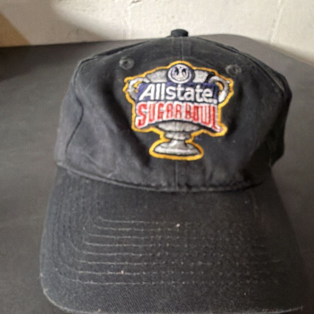 Port & Company Allstate Sugar Bowl Black Adjustable Baseball Cap Men's One Size